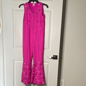 Girls Barbie the Movie Cowgirl Jumpsuit Spirit Halloween Costume